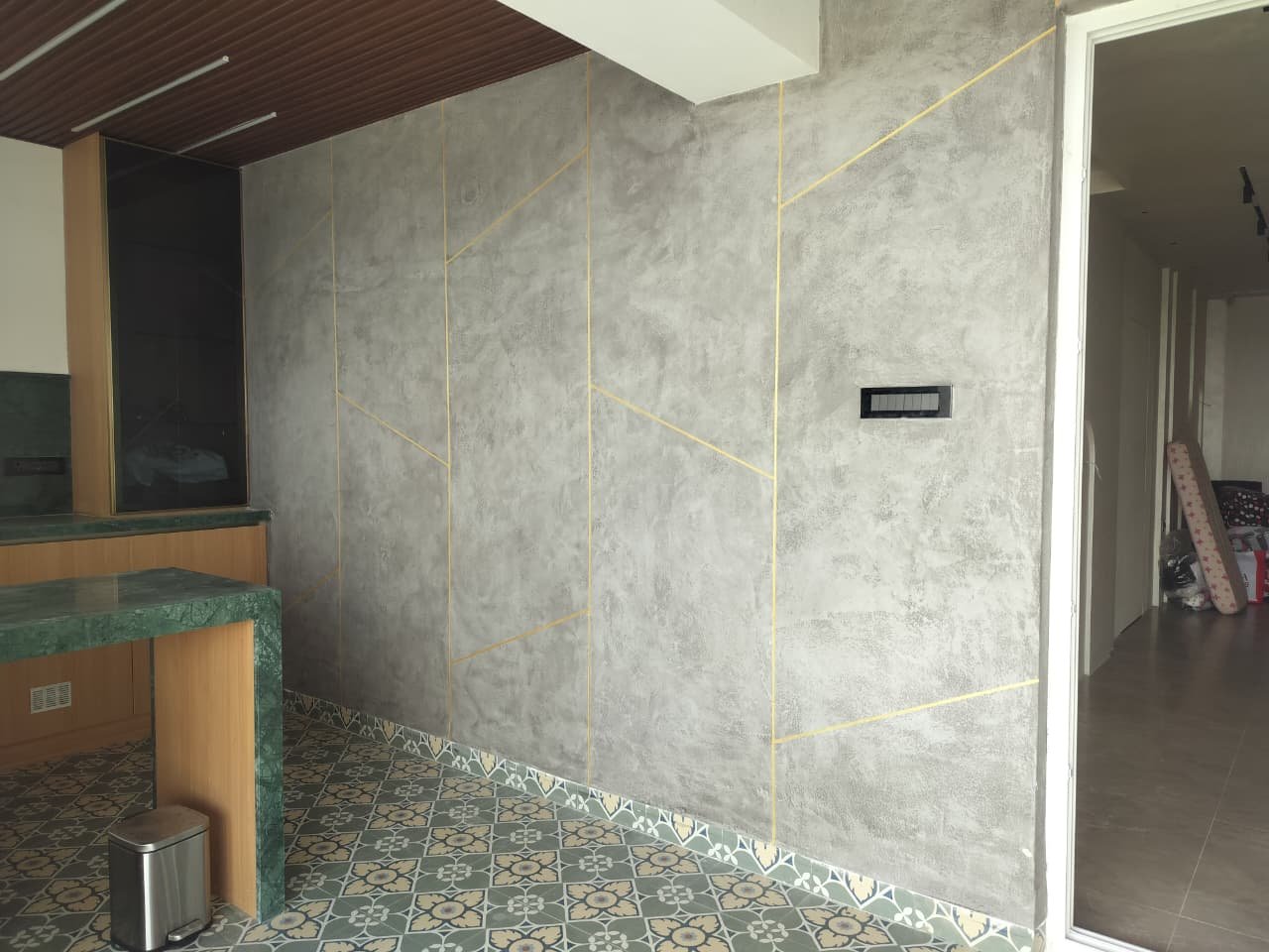Concrete Effect Stencil