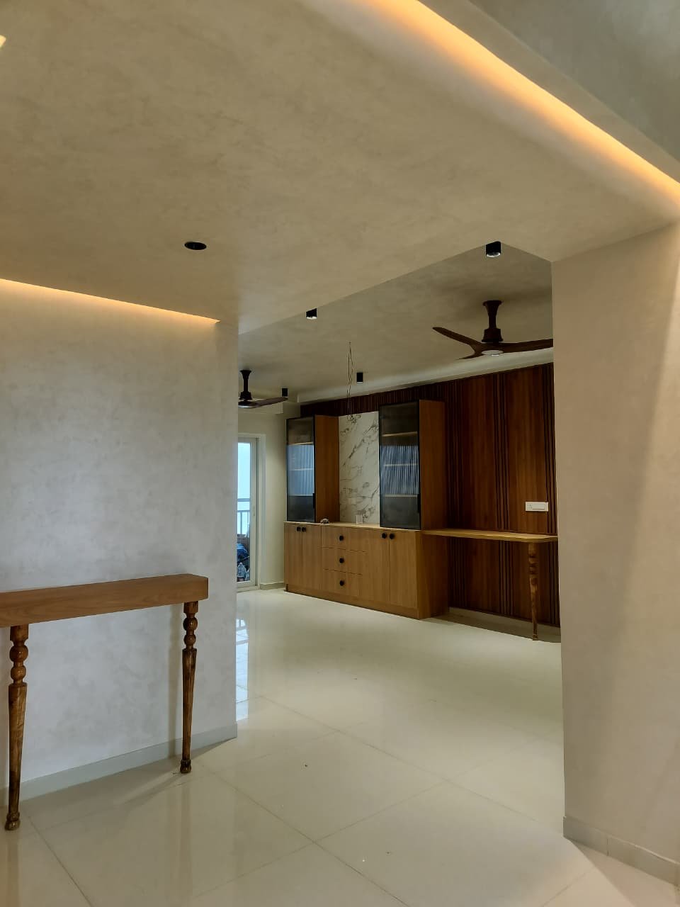 Pearl Stucco Feature Wall