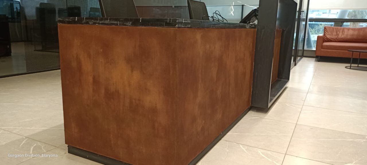 Business Bay Boardroom - Rust Panel